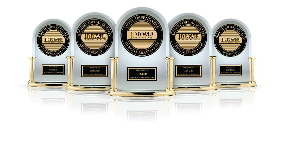 Five JD Power Awards